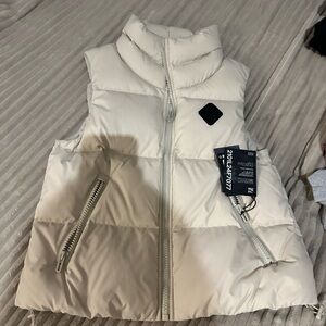 Zara Cream Puffer Vest